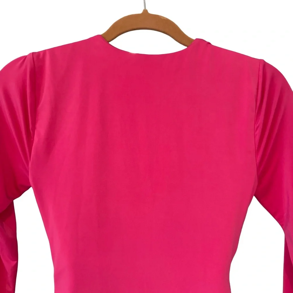 Lovers and Friends Anya Bodysuit - Hot Pink, Sz XS - Picture 12 of 14